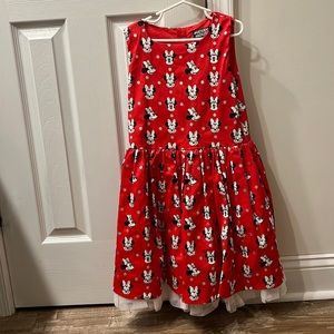 Adorable girls Disney Minnie Mouse sleeveless dress.